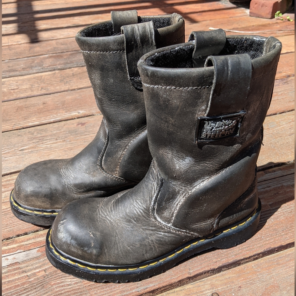 Dr Martens steel toe boots